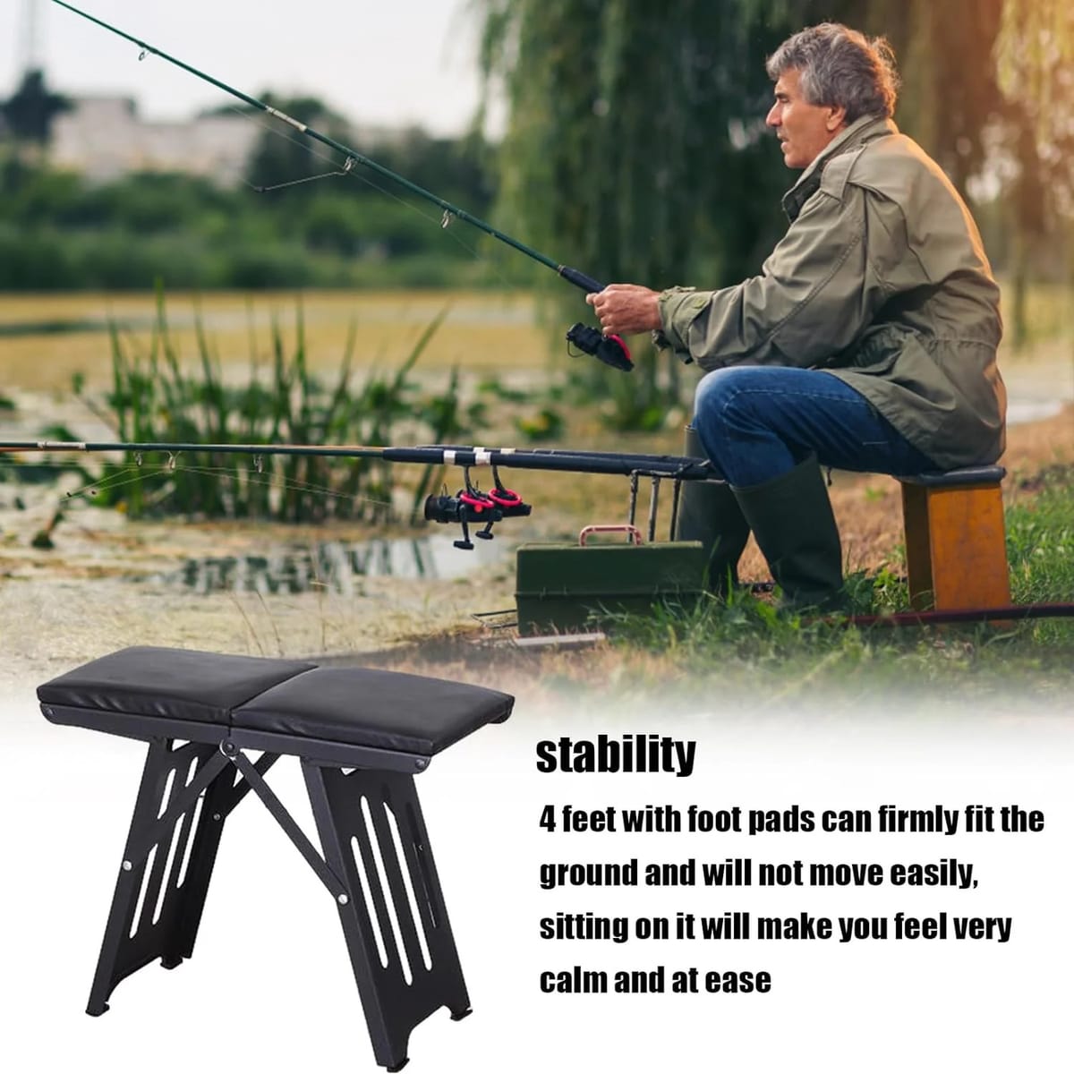 The Ultra Comfort Metal Stool is the Perfect Companion for Your Outdoor Adventures